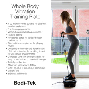Whole Body Vibration Training Exercise Plate