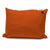 Orange rectangular heated cushion.