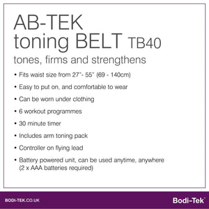 Ab & Arm Unisex Toning Belt